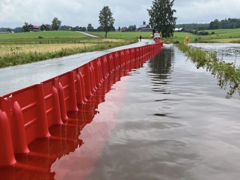 La barrera modular contra inundacions dels productes de prevenció d'inundacions de Jianghe guanya popularitat mundial per al desplegament ràpid de control d'inundacions